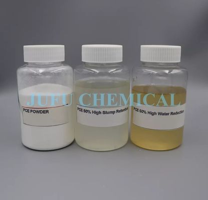 น้ำยาผสมคอนกรีตผสมเสร็จ Polycarboxylate Superplasticizer Pce 50% Slump Retention