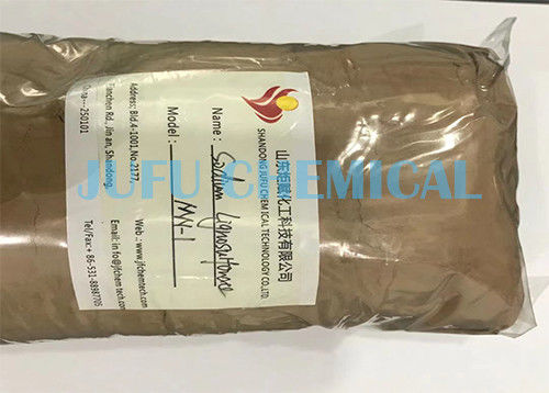 สารเติมแต่งสารละลายน้ำถ่านหิน โซเดียมลิกโนซัลโฟเนต สารรีดิวซ์น้ำ Na Lignosulphonate